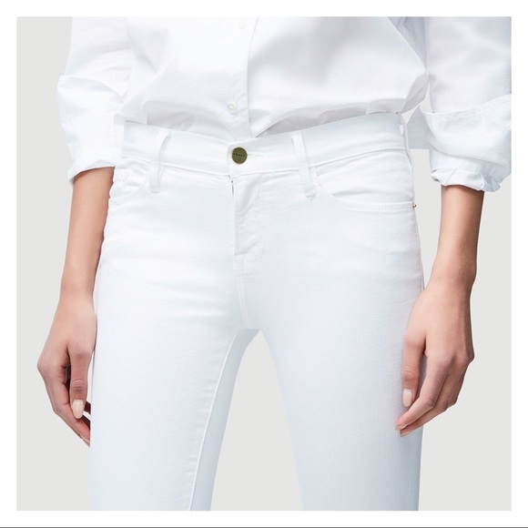 Frame Le Skinny De Jeanne Blanc - Picture 3 of 9